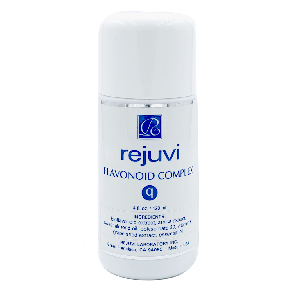 Rejuvi q Σύμπλεγμα Φλαβονοειδών 120ml – Μπουκάλι, μπροστινή ετικέτα