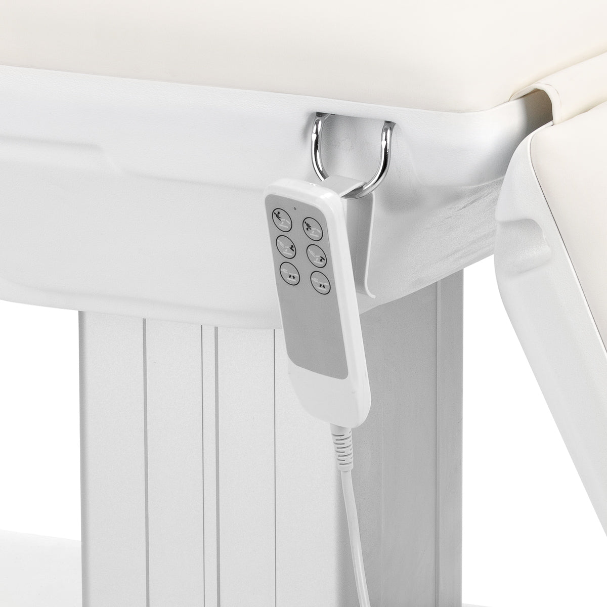 Sillon Eclipse electric cosmetic chair 3 actuators white - BVShop