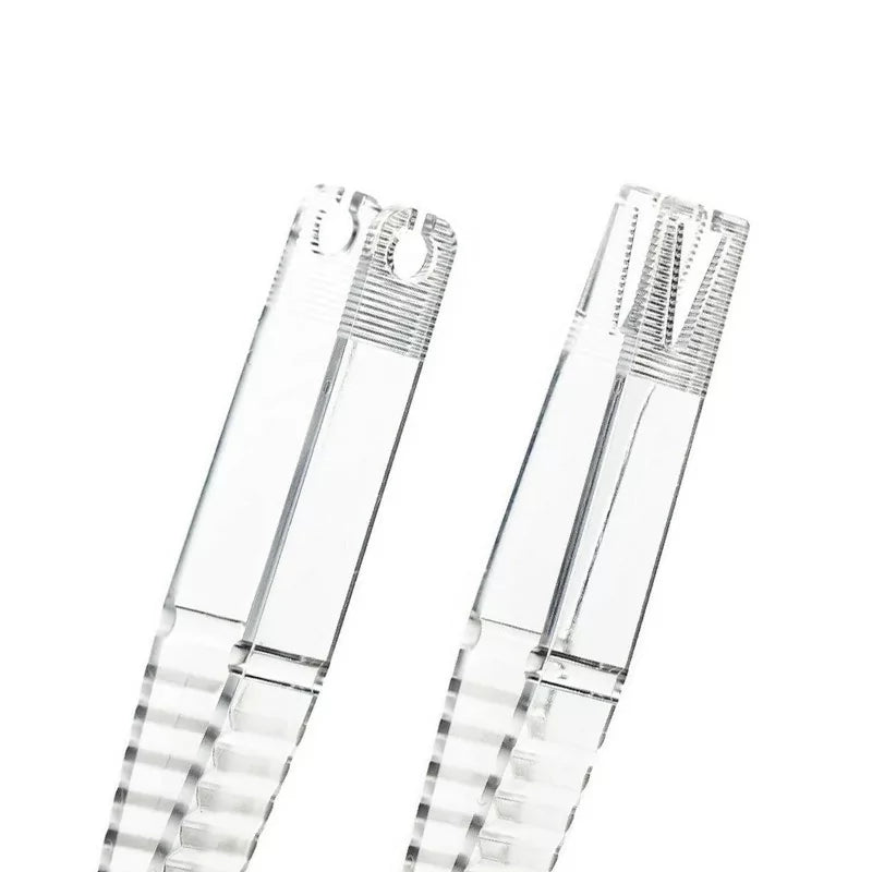 SNAPTILES sterile disposable piercing forceps with a sleek metal design for precise ear or body piercings.