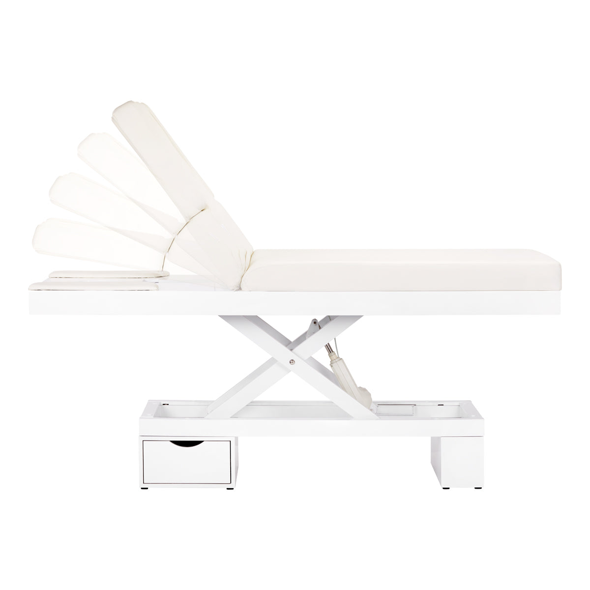 Spa cosmetic bed azzurro 815b glowing white heated - BVShop