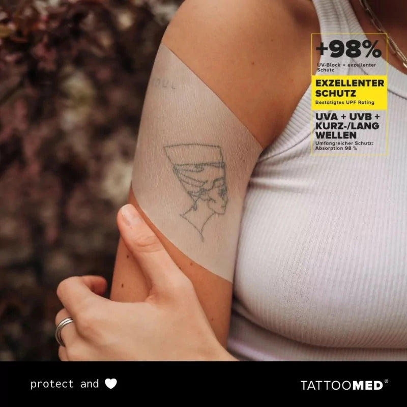 TattooMed Tattoo Protection UV Film Patch 10cm X 20cm - BVShop