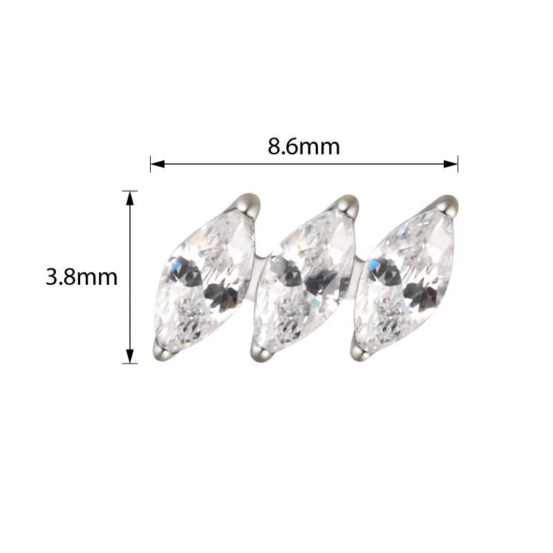 Titanium Ring Diagonal Marquise - BVShop