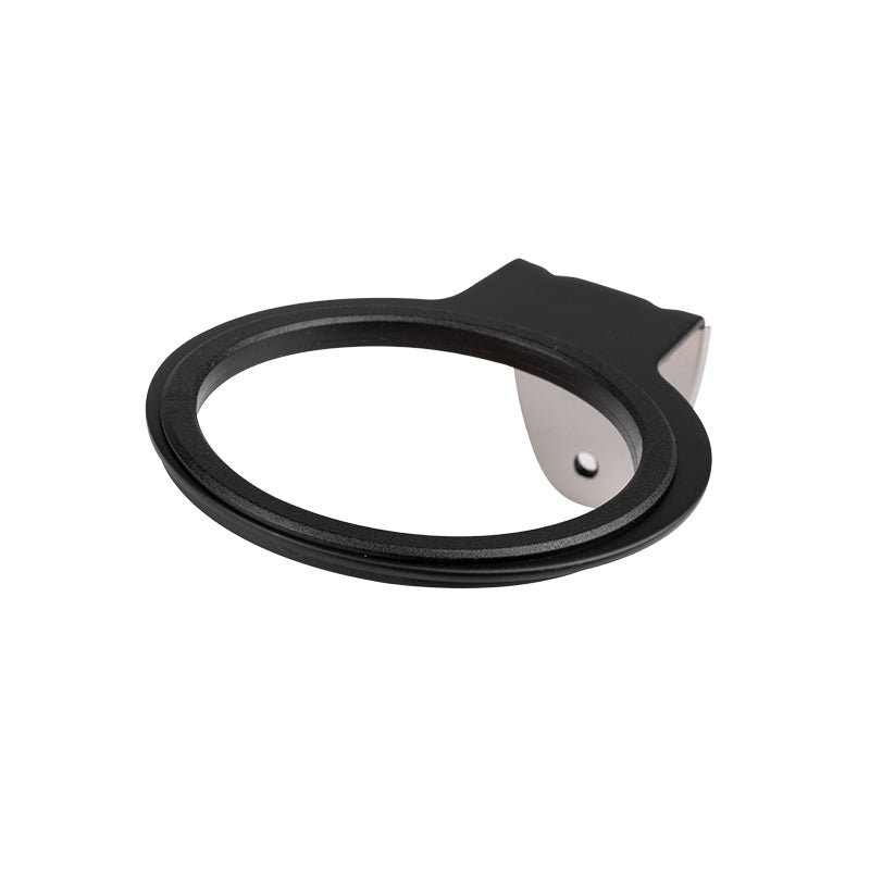 Wall-mounted hair dryer holder q97 black - BVShop