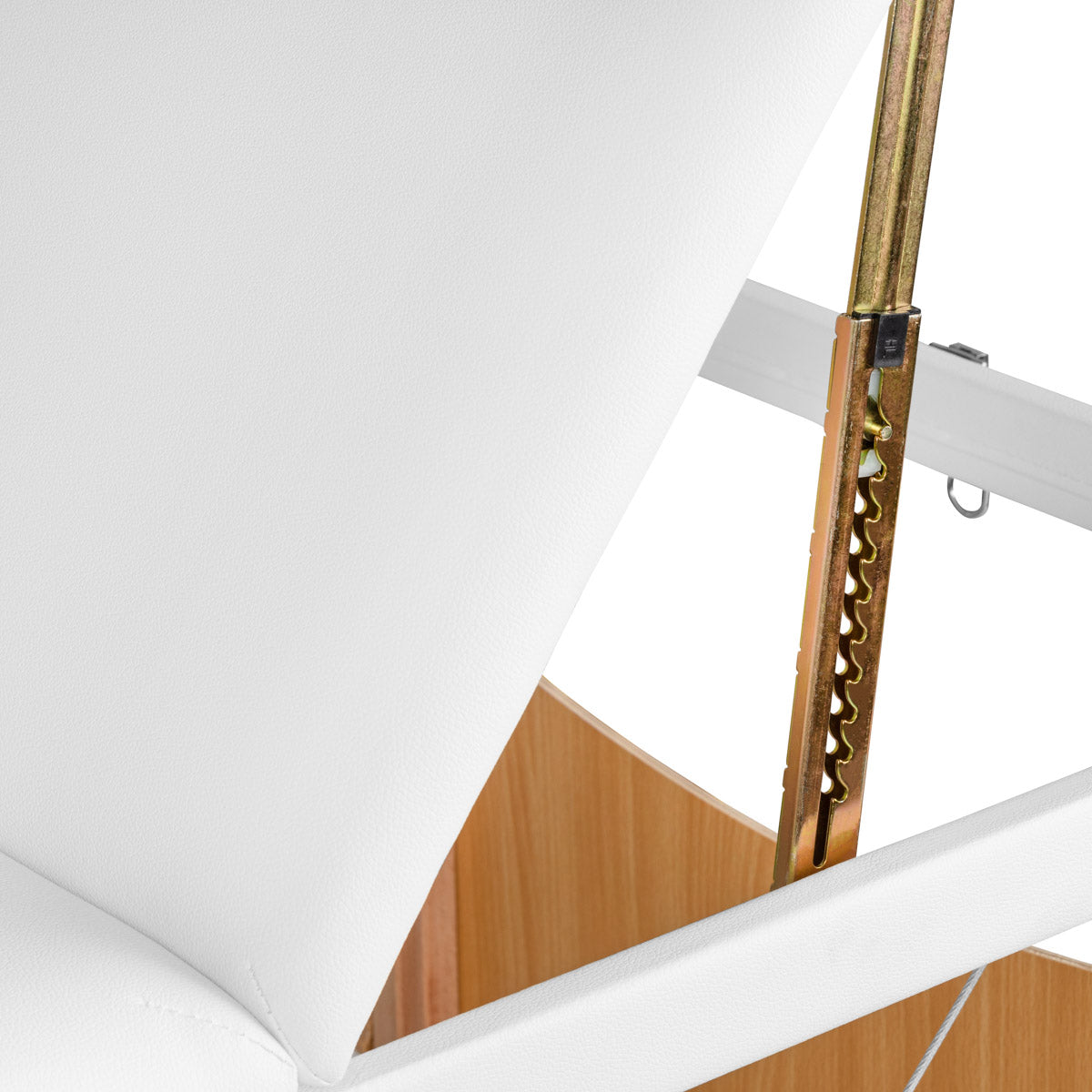 WOODEN FOLDING TABLE FOR MASSAGE COMFORT ACTIVFIZJO LUX 3 SECTIONS 190X70 WHITE - BVShop