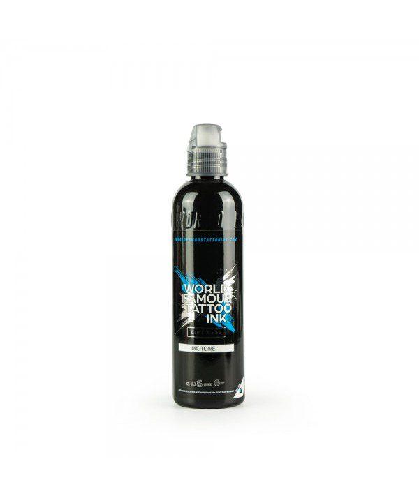 World Famous Limitless Tattoo Ink Midtone Greywash - BVShop