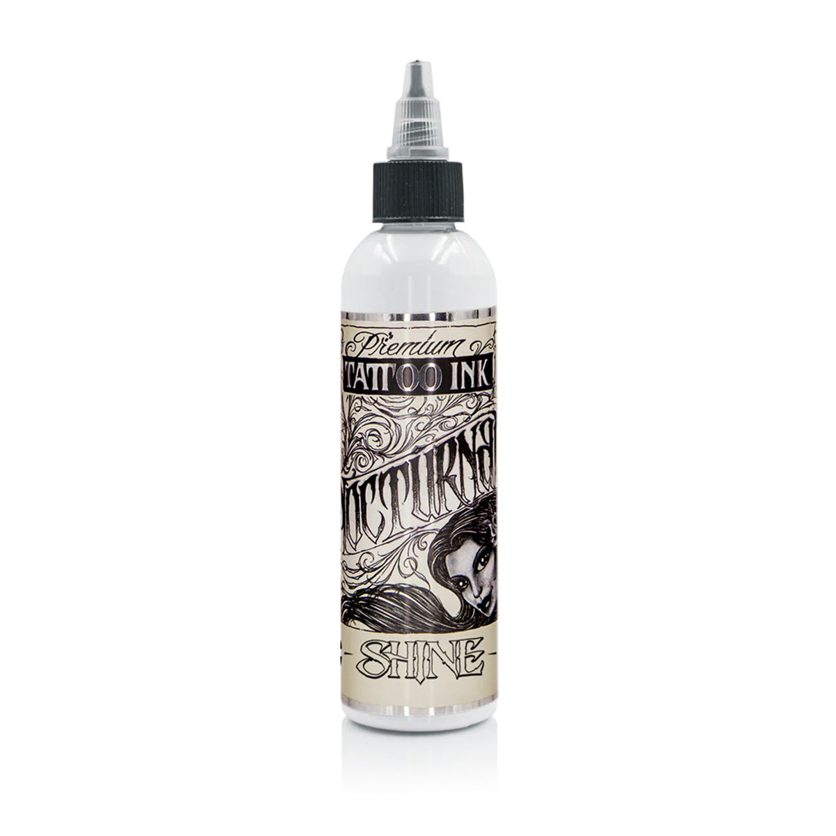 Nocturnal Shine White Legacy — φιάλη σε λευκό φόντο, παράδειγμα συσκευασίας της σειράς