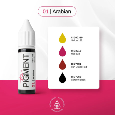 The Pigment 01 Night Rider pigment 15ml jar showing vibrant, dark blue pigment powder in a clear container.