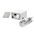 SAEYANG Marathon K35 Crafien white nail drill machine with SH30N handpiece, featuring a sleek design and professional manicure tools.