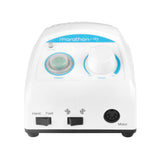 Saeyang Nail Drill Marathon N7 with M40ES, ES6, and FS60 attachments, professional electric manicure and pedicure tool.
