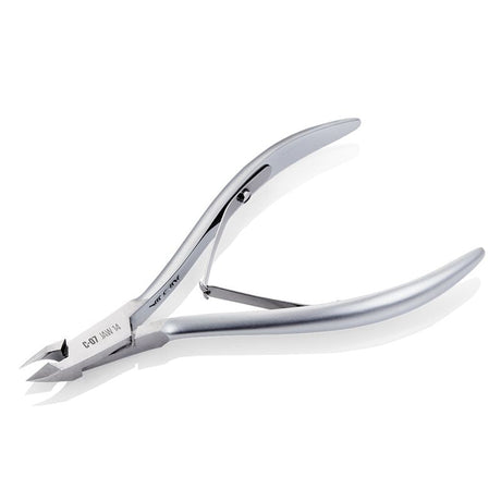 NGHIA export cuticle clippers C-07 jaw 14 with 6mm cutting edge, stainless steel manicure tool for precise cuticles.