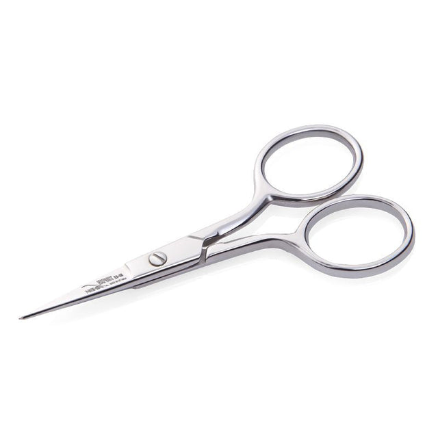 NGHIA export eyebrow scissors ES-05 with sharp stainless steel blades and ergonomic handles for precise eyebrow trimming.