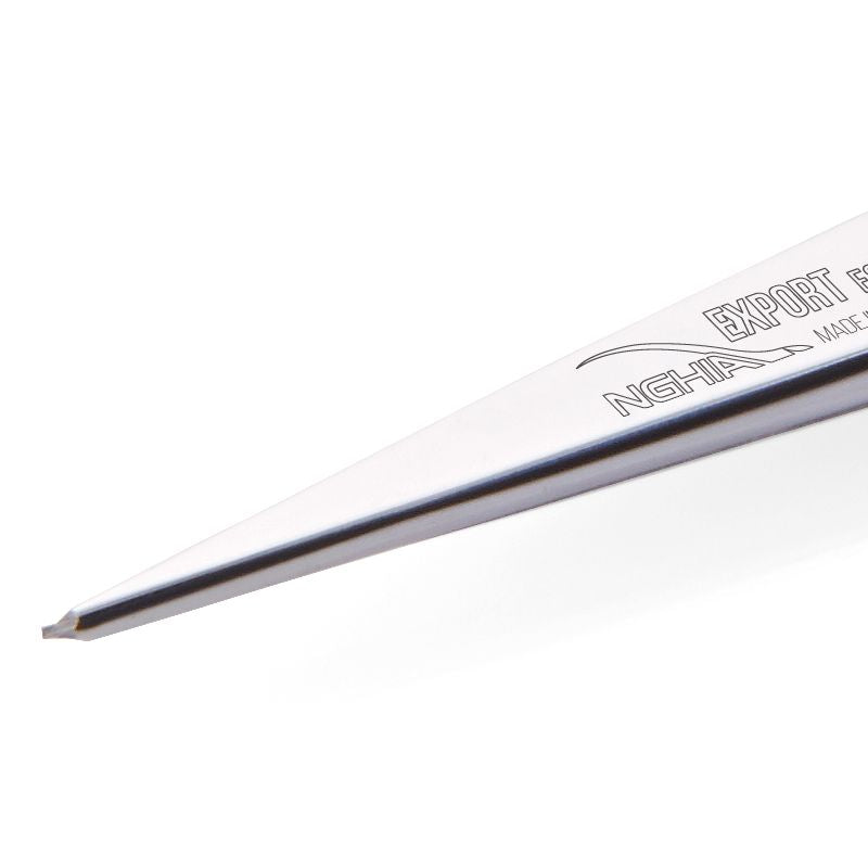 NGHIA export eyebrow scissors ES-05 with stainless steel blades and ergonomic handles for precise eyebrow grooming.