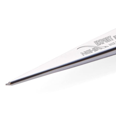 NGHIA export eyebrow scissors ES-05 with stainless steel blades and ergonomic handles for precise eyebrow grooming.