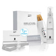 SYIS Dermolift & Peel skin scrubber with gold spatula, used for facial skin exfoliation and cleansing.