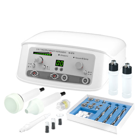 ELEGANTE Elegant Device 878 3-in-1 microdermabrasion, vacuum, ultrasound, and spray treatment system with display screen