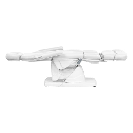 White Kate electric podiatry chair with four actuators, designed for beauty salon treatments and foot care.