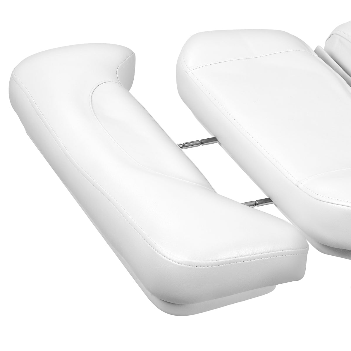 Kate electric podiatry chair by ACTIVESHOP in white with four actuators, designed for beauty salon podiatry treatments.