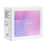 GLOW UV LED Glow F2 SP 220W lamp emitting purple UV light, designed for curing and artistic nail applications.