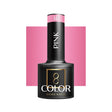 OCHO NAILS Hybrid nail polish in pink 317, 5g bottle, showing the smooth, glossy pink finish of the nail polish product.