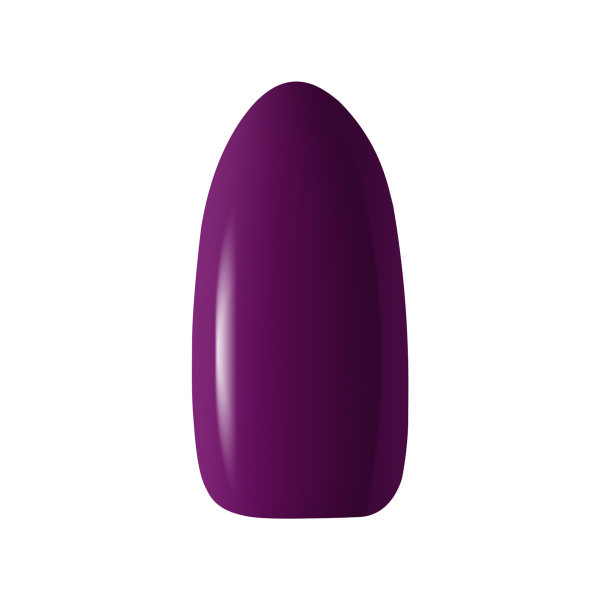 OCHO NAILS Hybrid nail polish in violet 407, 5 g bottle with glossy finish, showcasing vibrant purple color.