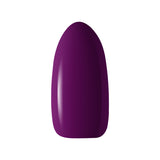 OCHO NAILS Hybrid nail polish in violet 407, 5 g bottle with glossy finish, showcasing vibrant purple color.