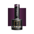 OCHO NAILS Hybrid nail polish violet 411 in a 5g bottle, with a glossy finish and vibrant purple color.