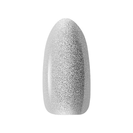 OCHO NAILS Hybrid nail polish glitter G03 in a 5g bottle, featuring shimmering silver and holographic glitter for stylish manicures.