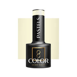 OCHO NAILS Hybrid nail polish in pastel shade P01, 5g bottle with a smooth, glossy finish and pastel color.