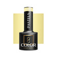 OCHO NAILS Hybrid nail polish in pastel shade P02, 5g bottle with smooth, glossy finish on a white background.