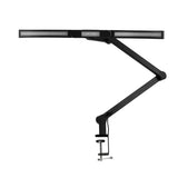 Glow L05 manicure treatment lamp with bent black tabletop design, providing focused LED lighting for professional nail care.