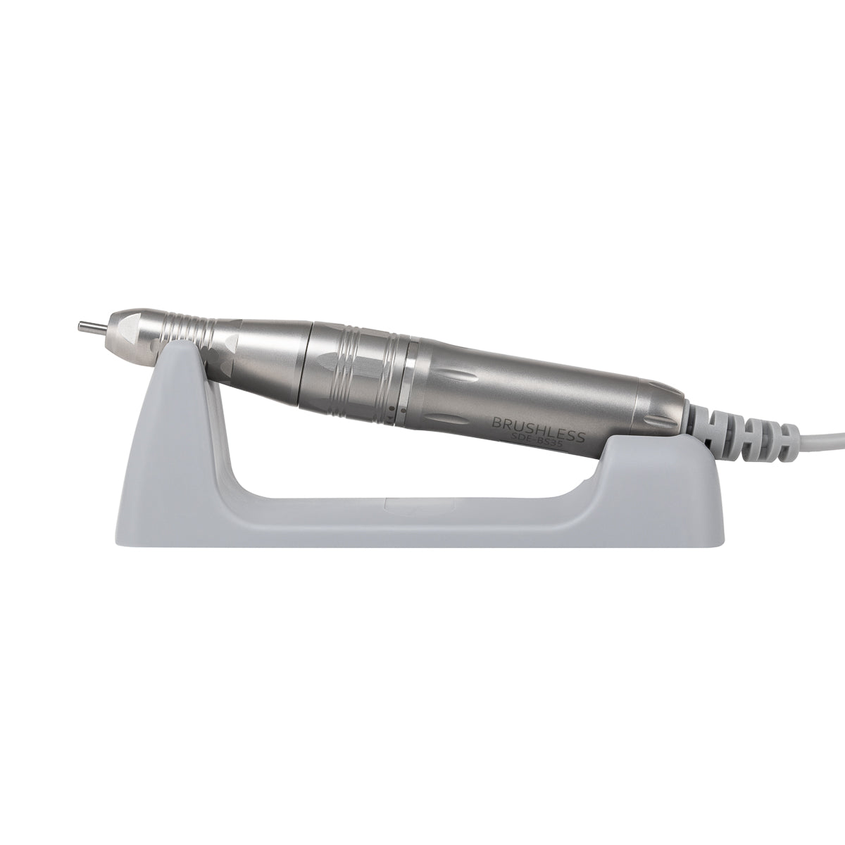 Saeyang Marathon K48 PRO BS35 nail drill with brushless motor and ergonomic design, shown in a professional manicure setup