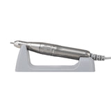 Saeyang Marathon K48 PRO BS35 nail drill with brushless motor and ergonomic design, shown in a professional manicure setup