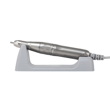 Saeyang Marathon K48 PRO BS35 nail drill with brushless motor and ergonomic design, shown in a professional manicure setup