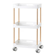 Beauty salon cosmetic helper station by ACTIVESHOP, featuring organized compartments and sleek design for professional use.