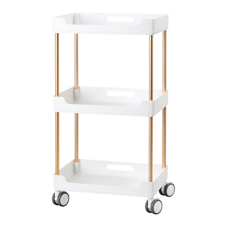 Beauty salon cosmetic helper station by ACTIVESHOP, featuring organized compartments and sleek design for professional use.