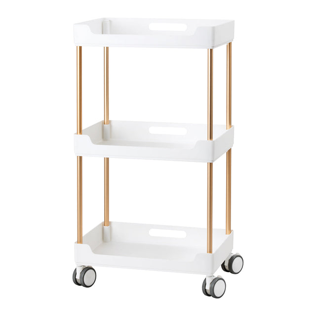Beauty salon cosmetic helper station by ACTIVESHOP, featuring organized compartments and sleek design for professional use.