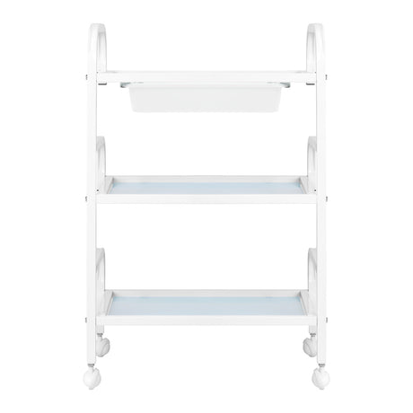 Cosmetic table Basic 121 by ACTIVESHOP for beauty salons, featuring a sleek design and ample workspace.