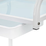 Cosmetic table Basic 121 beauty salon furniture with a sleek surface and storage drawers, ideal for professional salons.