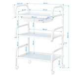 Beauty salon cosmetic table Basic 121 by ACTIVESHOP, featuring a sleek design with mirror and storage drawers for professional use.