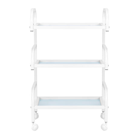 Beauty salon cosmetic table Basic 122 by ACTIVESHOP with sleek wooden finish and spacious surface for skincare treatments.