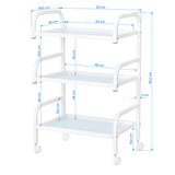 Cosmetic table Basic 122 from ACTIVESHOP, a beauty salon furniture piece with a sleek surface and storage drawers.