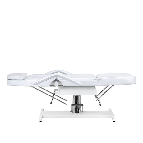 White SILLON hydraulic cosmetic chair V2 210 with adjustable features, used in beauty salon furniture settings.