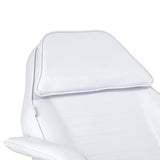 White Sillon Hydraulic Cosmetic Chair V2 210, a sleek beauty salon furniture piece with adjustable height and modern design.