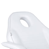 White SILLON hydraulic cosmetic chair V2 210 with adjustable features, ideal for beauty salon furniture.