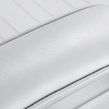 White Sillon hydraulic cosmetic chair V2 210 for beauty salons, featuring a sleek design and adjustable height.