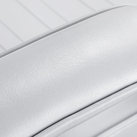 White Sillon hydraulic cosmetic chair V2 210 for beauty salons, featuring a sleek design and adjustable height.