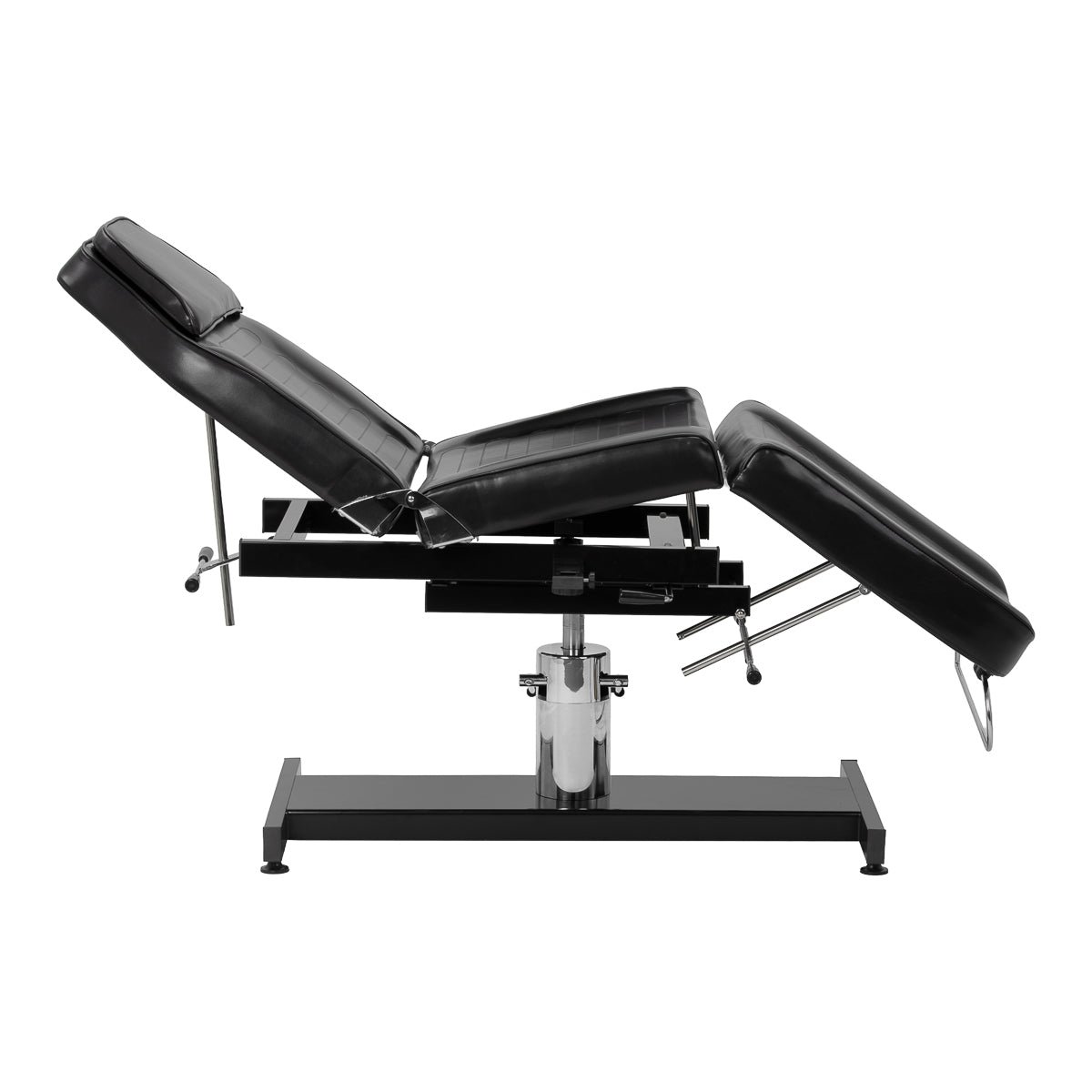 Pro Ink 210DH reclining tattoo chair with synthetic leather upholstery