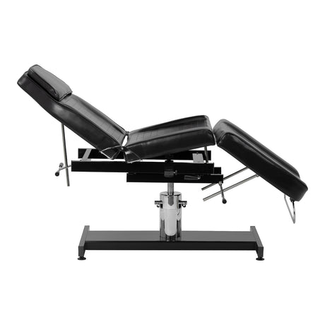 Pro Ink 210DH reclining tattoo chair with synthetic leather upholstery