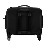 ACTIVESHOP hairdresser's case with compartments for styling tools, made of durable material and black in color.