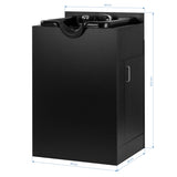 Gabbiano barber station for hair washing with sink and chair, featuring sleek design and professional hair salon accessories.